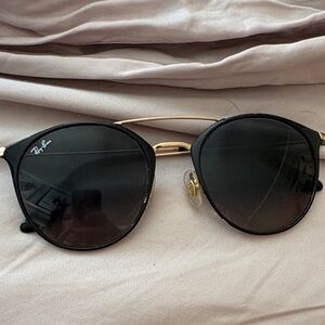 Ray-Ban Classic Black and Gold Sunglasses